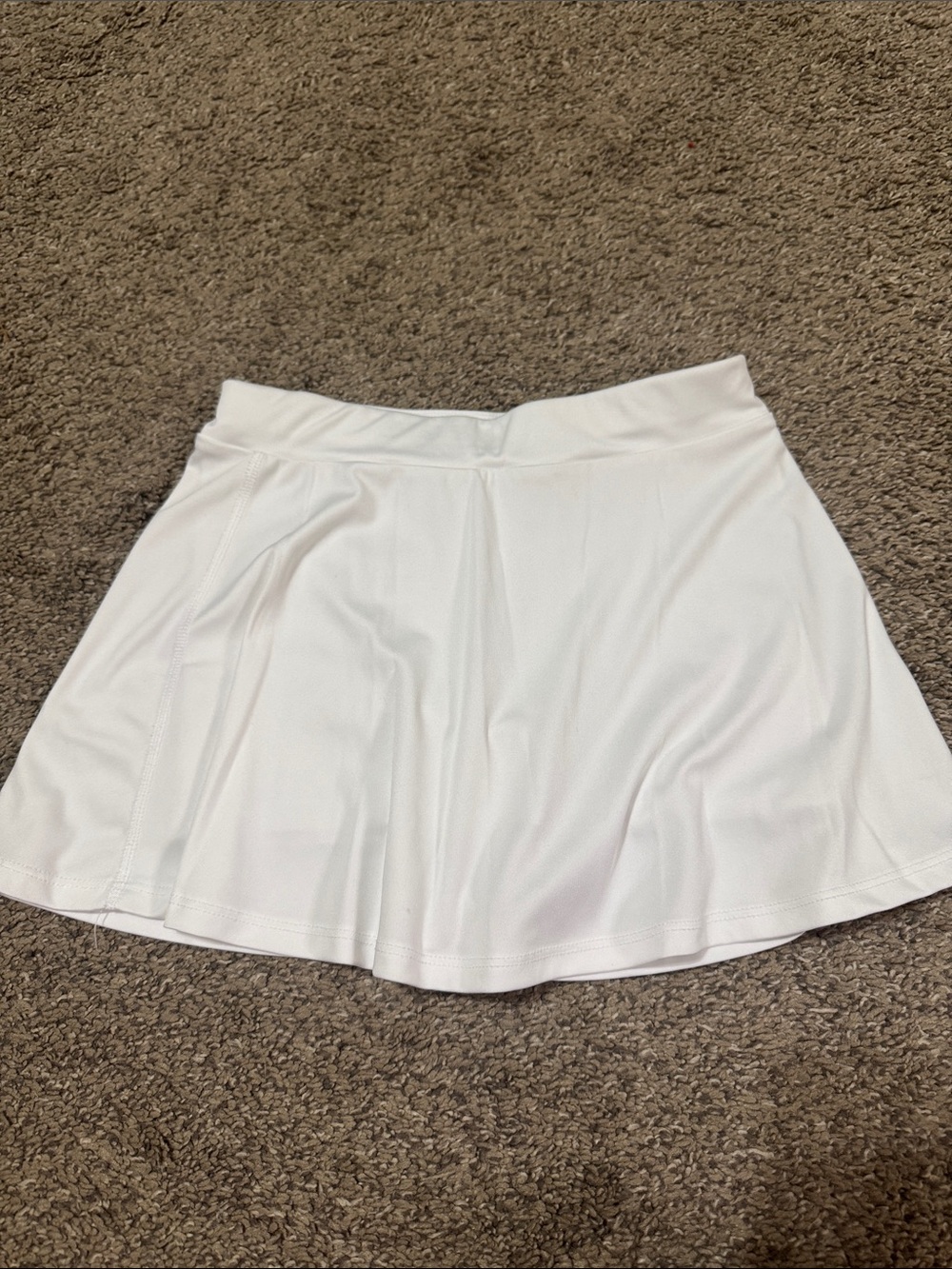 Athletic Works White Girl’s Tennis Skirt - Stretch Skater Style